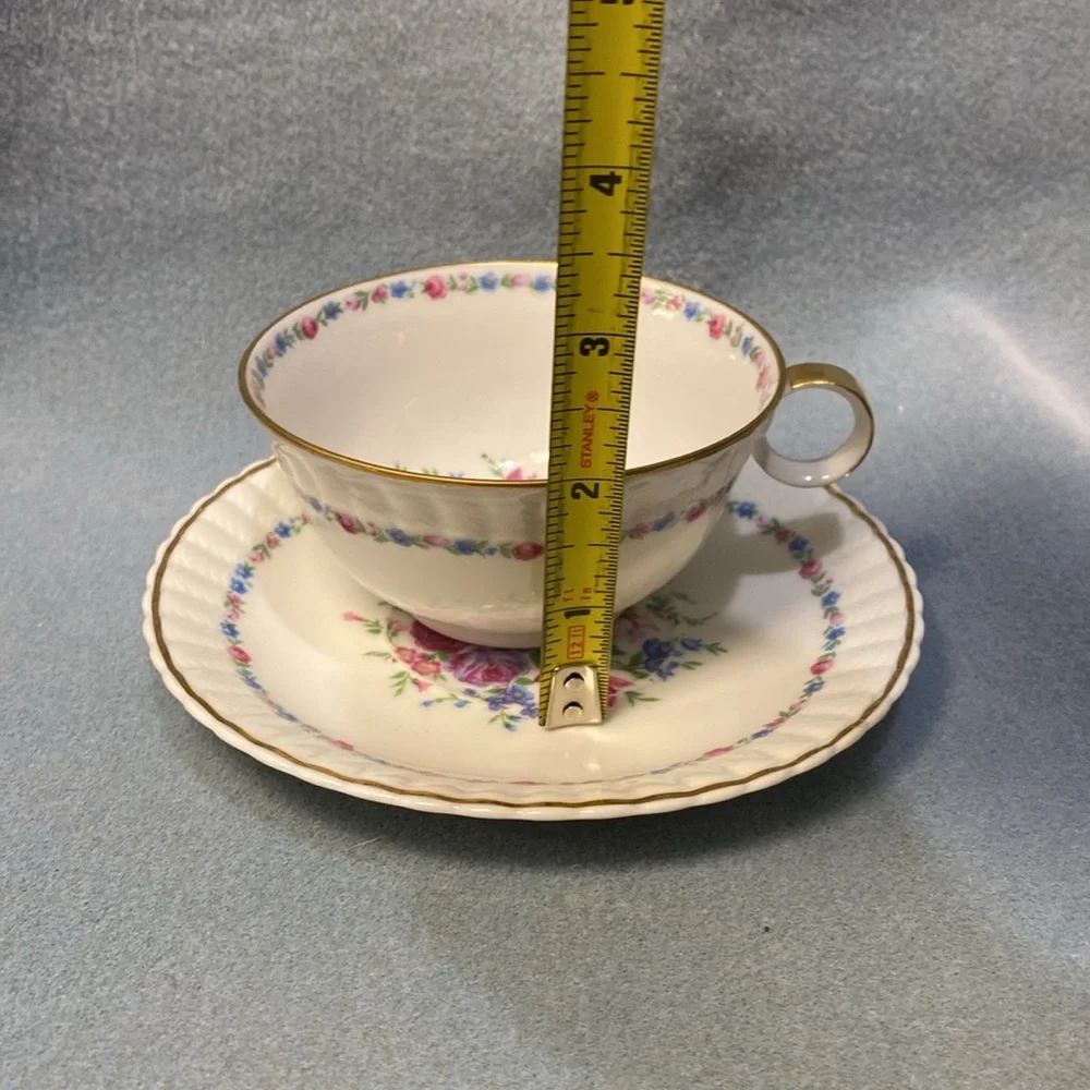 Pink Bernardaud and Co Limoges France Coffee Cup and Saucer